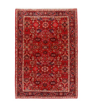 فرش دستباف قدیمی شش و نیم متری ننج کد 179936