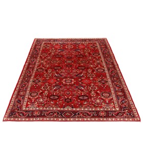 فرش دستباف قدیمی شش و نیم متری ننج کد 179936