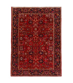 فرش دستباف قدیمی شش و نیم متری ننج کد 179946