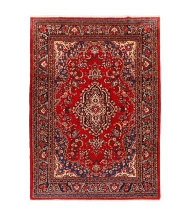 فرش دستباف قدیمی هشت متری ننج کد 179951