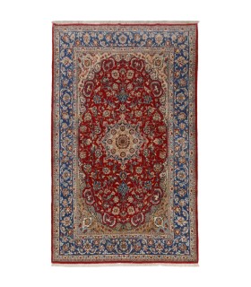فرش دستباف قدیمی چهار متری اصفهان کد 181056