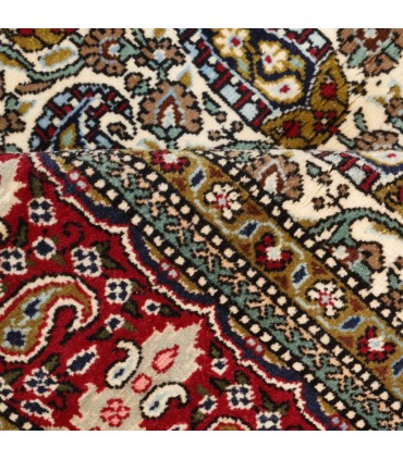 فرش دستباف قدیمی ذرع و نیم قم کد 181095