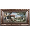 Tappeto persiano Tabriz a disegno pittorico codice 910004