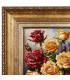 تابلو فرش دستباف گل رز در گلدان شیشه ای تبریز کد 910015