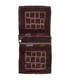 Satteltasche handgeknüpfter persischer Teppich. Ziffer 169018