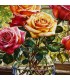 تابلو فرش دستباف گل رز در تنگ بلوری تبریز کد 910083