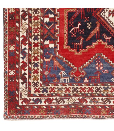 فرش دستباف قدیمی چهار متری سیرجان کد 130522