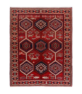فرش دستباف قدیمی چهار متری لری کد 130531
