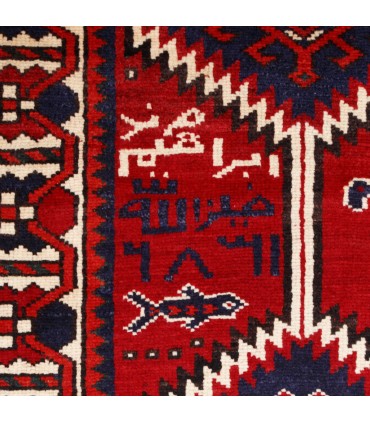 فرش دستباف قدیمی چهار متری لری کد 130531