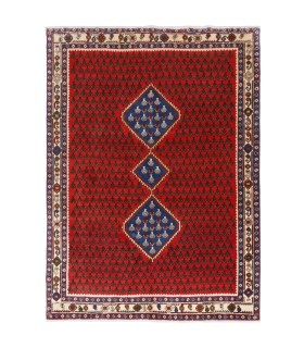 فرش دستباف قدیمی چهار متری سیرجان کد 130536