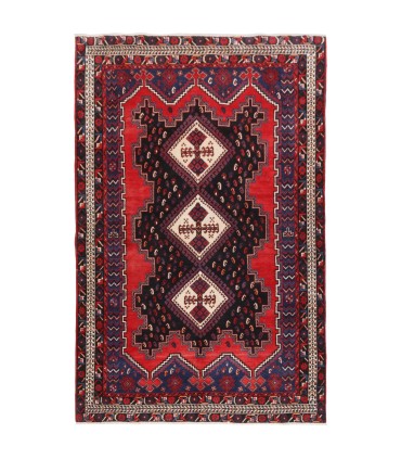 فرش دستباف قدیمی چهار متری سیرجان کد 130537