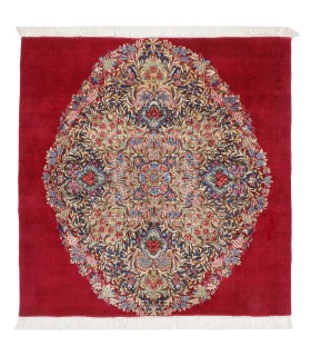 فرش دستباف قدیمی سه متری کرمان کد 709066