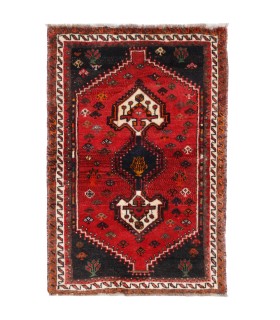 فرش دستباف قدیمی یک متری شیراز کد 709074