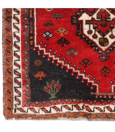 فرش دستباف قدیمی یک متری شیراز کد 709074