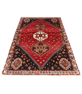 فرش دستباف قدیمی ذرع و نیم شیراز کد 709076