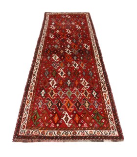 فرش دستباف قدیمی دو و نیم متری شیراز کد 709077