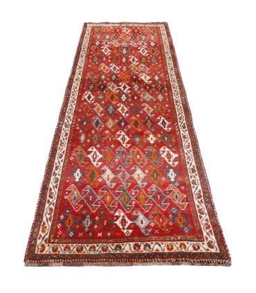 فرش دستباف قدیمی دو و نیم متری شیراز کد 709077