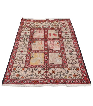 گلیم دستباف قدیمی نیم متری آذربایجان کد 709081