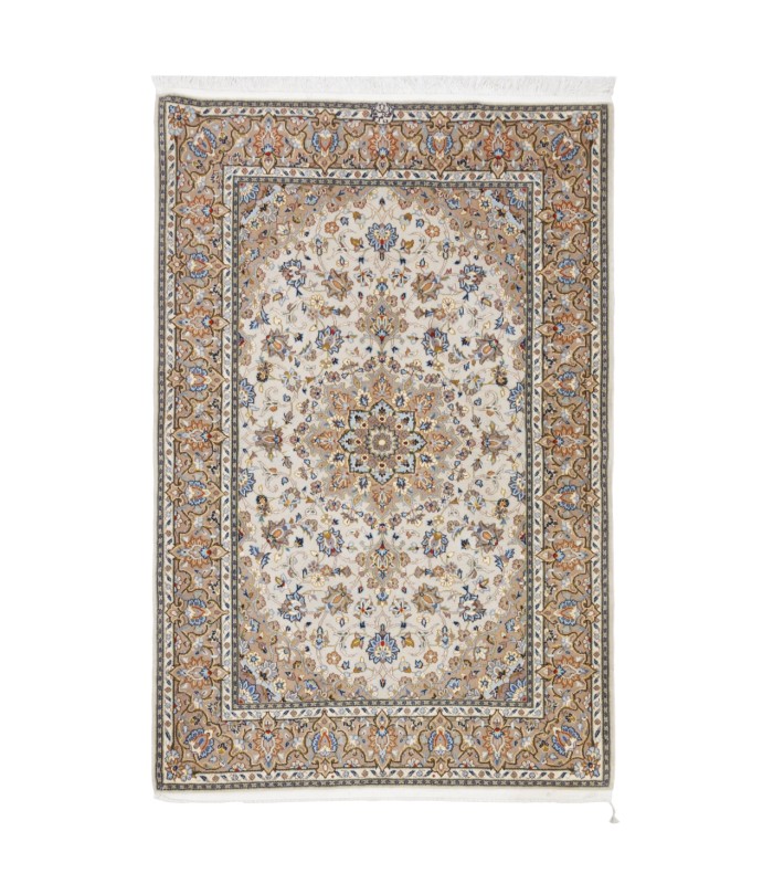 فرش دستباف قدیمی دو متری کاشان کد 709089