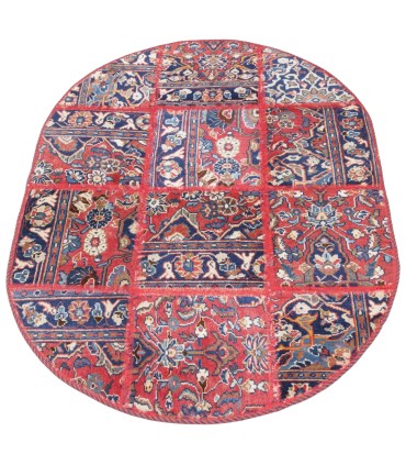 کلاژ فرش دستباف نیم متری کاشان کد 709096