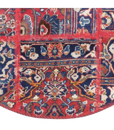 کلاژ فرش دستباف نیم متری کاشان کد 709096