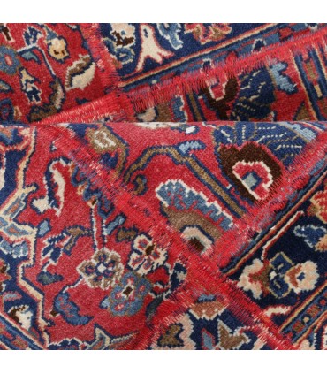 کلاژ فرش دستباف نیم متری کاشان کد 709096
