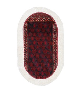فرش دستباف قدیمی نیم متری بلوچ کد 709098