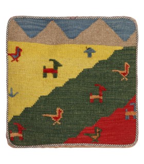 پاف گلیم گبه دستباف شیراز کد 709122