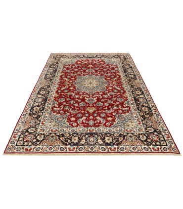 فرش دستباف قدیمی هشت و نیم متری یزد کد 705587