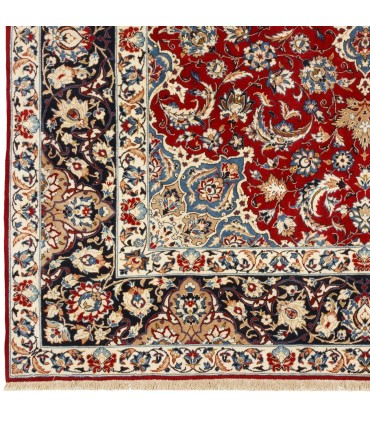 فرش دستباف قدیمی هشت و نیم متری یزد کد 705587