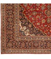 فرش دستباف قدیمی ده و نیم متری کاشان کد 705591