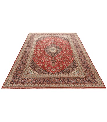 فرش دستباف قدیمی هشت و نیم متری کاشان کد 705592