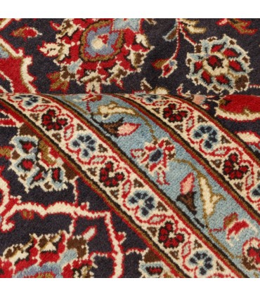 فرش دستباف قدیمی هشت و نیم متری کاشان کد 705592
