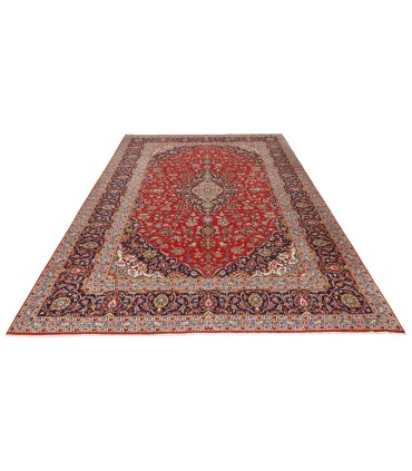 فرش دستباف قدیمی نه متری کاشان کد 705593
