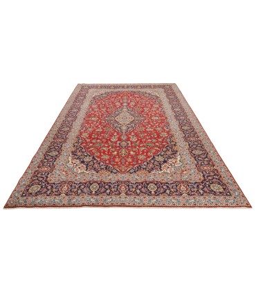 فرش دستباف قدیمی نه متری کاشان کد 705593
