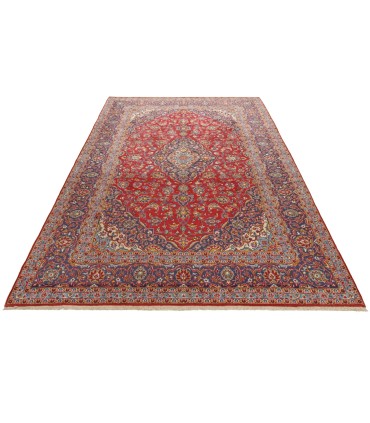 فرش دستباف قدیمی نه متری کاشان کد 705594