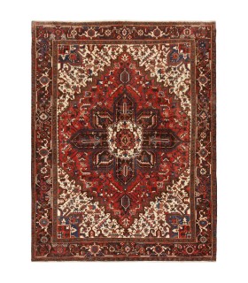 فرش دستباف قدیمی هشت متری هریس کد 705595