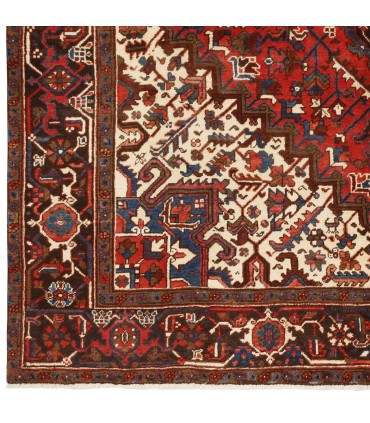 فرش دستباف قدیمی هشت متری هریس کد 705595