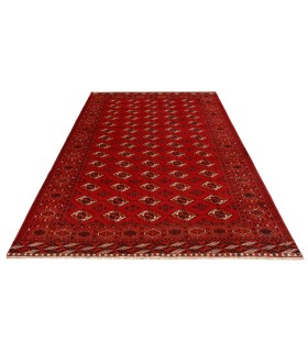 فرش دستباف قدیمی هفت و نیم متری ترکمن کد 705596