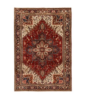 فرش دستباف قدیمی هشت متری مهربان کد 705604