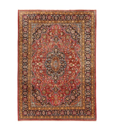 فرش دستباف قدیمی هشت و نیم متری مشهد کد 705607