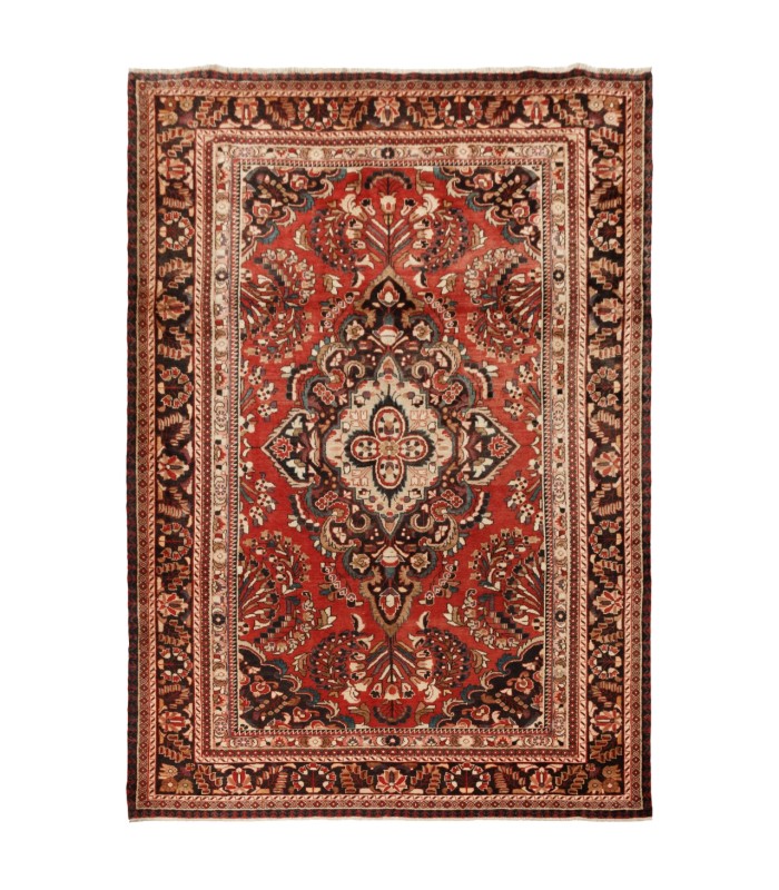 فرش دستباف قدیمی نه و نیم متری لیلیان کد 705613