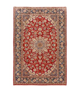 فرش دستباف قدیمی هفت و نیم متری نجف آباد کد 705620