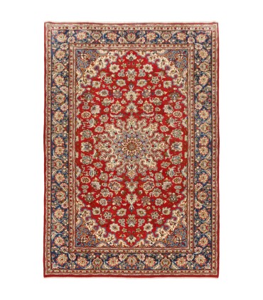 فرش دستباف قدیمی هفت و نیم متری نجف آباد کد 705620