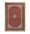 فرش دستباف قدیمی نه متری کاشان کد 705622