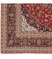 فرش دستباف قدیمی نه متری کاشان کد 705622