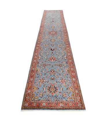 فرش دستباف قدیمی کناره طول چهار و نیم متر ساروق کد 705626