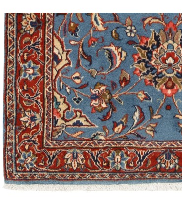 فرش دستباف قدیمی کناره طول چهار و نیم متر ساروق کد 705627