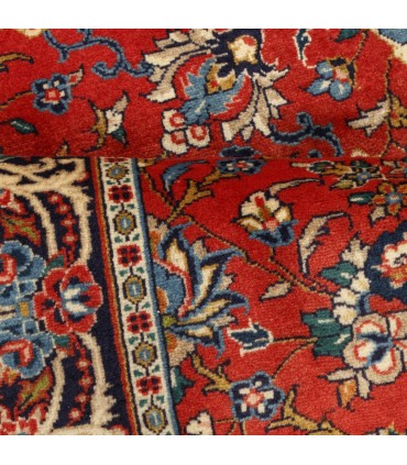 فرش دستباف قدیمی کناره طول چهار متر ساروق کد 705629