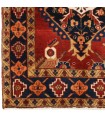 فرش دستباف قدیمی کناره طول سه متر هریس کد 705630